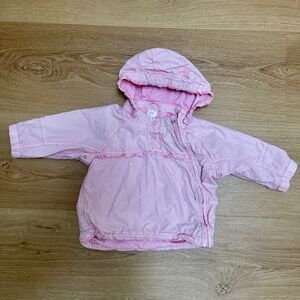 H&M Baby Jacket Pink & White 9–12 Months
